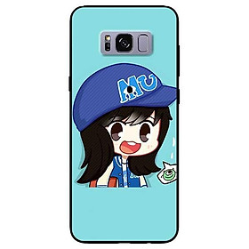 Ốp lưng dành cho Samsung S8 - S8 Plus - S9 Plus mẫu Ảnh Đôi Xanh MU 1