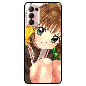 Ốp lưng dành cho Oppo Reno 5 mẫu Anime Sakura