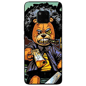 Ốp lưng in cho Huawei Mate 20 Pro Mẫu Gấu Xù