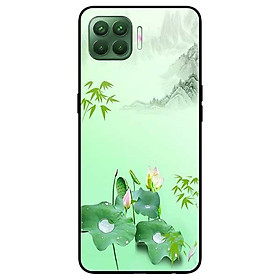 Ốp lưng dành cho Oppo A53 - A93 ( F17 Pro ) - mẫu Tranh Sen Đẹp