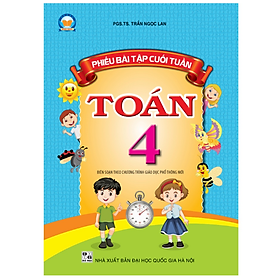 Sách Phiếu bài tập cuối tuần Toán 4 - Cánh Diều