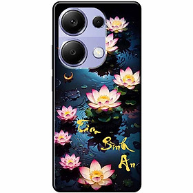 Ốp lưng Redmi 9T - 13C - 13 4G - Redmi Note 13 4G - Note 13 Pro 4G - Note 13 Pro 5G - Tâm Sen Hồng An - Hàng Chính Hãng