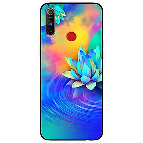 Ốp lưng dành cho Realme C3 mẫu Sen Xanh Nước