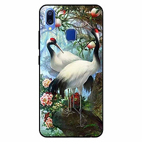 Ốp lưng in cho Vivo Y95 Cặp Đôi Hạc