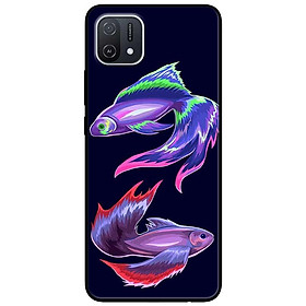 Ốp lưng dành cho Oppo A16K - Oppo A36 / A76 - Oppo Reno 7z 5G - Cặp Đôi Cá Tím
