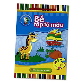 Sách: Combo Bé Tập Tô Màu Dành Cho Học Sinh Mẫu Giáo Túi 8 cuốn - Minh Long