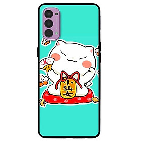 Ốp lưng dành cho Oppo Reno 4 mẫu Mèo May Mắn 5