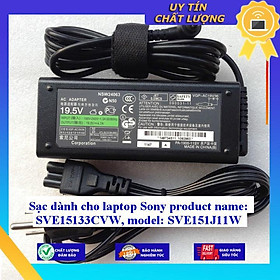Sạc dùng cho laptop Sony product name: SVE15133CVW model: SVE151J11W - Hàng Nhập Khẩu New Seal
