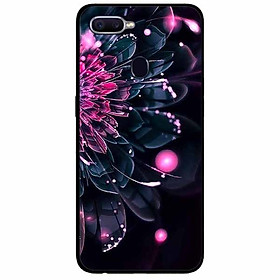 Ốp lưng in cho Oppo F9 Mẫu Mẫu Đơn Hồng Đen