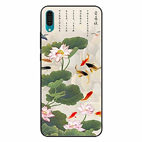 Ốp lưng in cho Huawei Y7 Pro 2019 Tranh Cá Koi