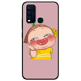 Ốp lưng dành cho Vivo Y30 mẫu Quỳnh Áo Vàng