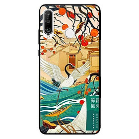 Ốp in cho Huawei P30 Lite Hai Con Hạc - Hàng chính hãng