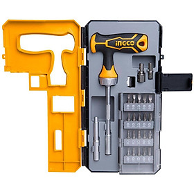 BỘ TUỐC NƠ VÍT TAY CẦM CHỮ T 25 CHI TIẾT INGCO HKSDB0258 - HÀNG CHÍNH HÃNG