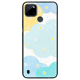 Ốp lưng dành cho Realme C21Y - Realme C25Y mẫu Mây Màu Hoa