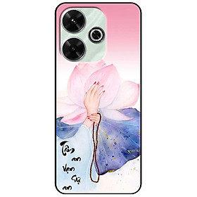 Ốp lưng cho Xiaomi Redmi 9T - Redmi 13 4G - 13C - Redmi Note 13 4G - 13 Pro 4G - 13 Pro 5G - Tay Sen Tâm An - Hàng Chính Hãng