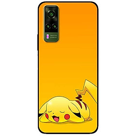 Ốp lưng dành cho Vivo Y51 (2020) - Y31 (2020) mẫu PiKa nền vàng
