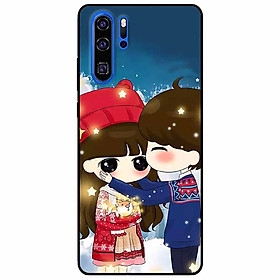 Ốp lưng dành cho Huawei P30 Pro mẫu Cặp Đôi Áo Thổ Cẩm