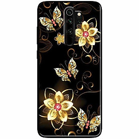 Ốp lưng dành cho Xiaomi Redmi Note 8 Pro mẫu Bướm Hoa Vàng