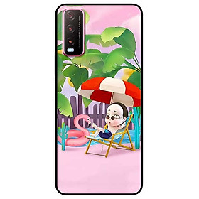 Ốp lưng dành cho Vivo Y20 - Y20s - Y12s mẫu Cương Thi Nghỉ Mát