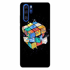 Ốp lưng in cho Huawei P30 Pro Rubik Vũ Trụ