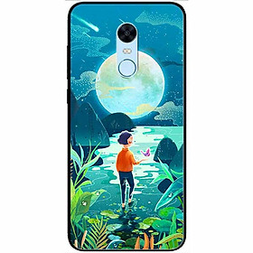 Ốp lưng dành cho Xiaomi Redmi Note 5 ( Redmi 5 Plus ) mẫu Đi Về Phía Trăng
