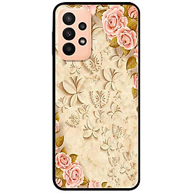 Ốp lưng dành cho Samsung A13 4G mẫu Hoa Hồng Lá Vàng