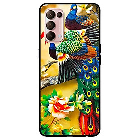 Ốp lưng dành cho Oppo Reno 5 mẫu Công Với Hoa