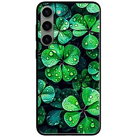 Ốp lưng cho Samsung S21 FE - S23 - S23 Plus - S23 Ultra - S24 - S24 Ultra - Cỏ May Mắn - Hàng Chính Hãng