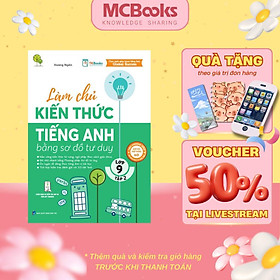 Sách - Làm Chủ Kiến Thức Tiếng Anh Bằng Sơ Đồ Tư Duy – Lớp 9 Tập 2 - MCBooks
