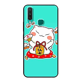 Ốp Lưng in cho Vivo Y12 Mẫu Mèo May Mắn 5 - Hàng Chính Hãng