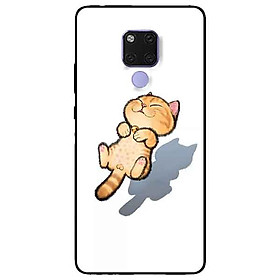Ốp lưng in cho Huawei Mate 20 Mẫu Mèo Vàng