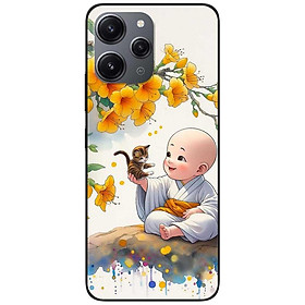 Ốp lưng Redmi 12 - Redmi note 12 4G - 12 Pro 4G - 12 Pro 5G  - Chú Tiểu Và Mèo - Hàng Chính Hãng