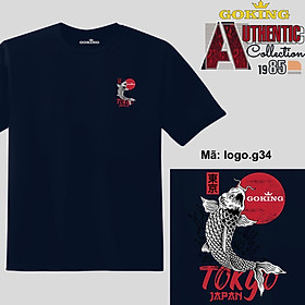 TOKYO JAPAN, mã logo-g34. Hãy tỏa sáng như kim cương, qua chiếc áo thun Goking siêu hot cho nam nữ trẻ em, áo phông cặp đôi, gia đình, đội nhóm