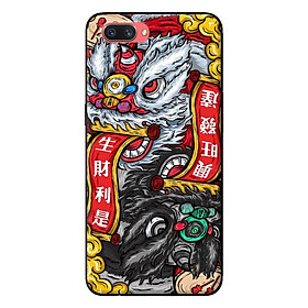 Ốp in cho Oppo A3s Lân Trắng Đen - Hàng chính hãng