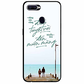 Ốp lưng in cho Oppo F9 Mẫu Điều Tuyệt Vời