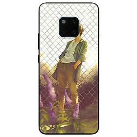 Ốp lưng in cho Huawei Mate 20 Pro Mẫu Boy Suy Tư