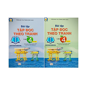 Sách - Combo Bài tập tập đọc theo tranh lớp 4 tập 1 + 2 ( Kết Nối )