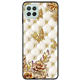 Ốp lưng dành cho Samsung A22 - Samsung S21 FE mẫu Bướm Vàng Giả Da