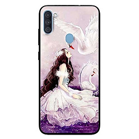 Ốp lưng dành cho Samsung A11 mẫu Cô Gái Thiên Nga