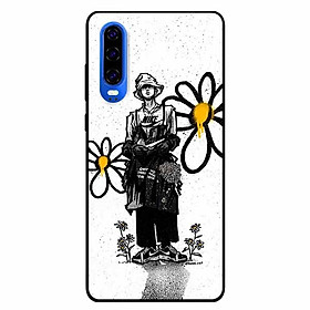 Ốp lưng in cho Huawei P30 Mẫu Chàng Trai Hoa Cúc