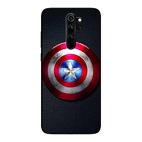 Ốp Lưng in cho Xiaomi Redmi Note 8 Pro Mẫu Khiên Đội Trưởng 2 - Hàng Chính Hãng