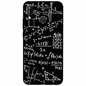 Ốp lưng in cho Huawei Nova 3e Mẫu Toán Học 1