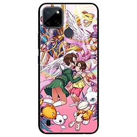 Ốp lưng dành cho Realme C21Y - C25Y mẫu Anime Hai Cô Gái Và Pet