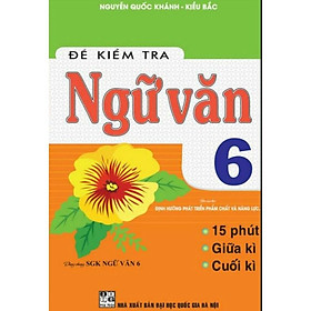 Sách - Đề Kiểm tra Ngữ Văn 6