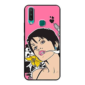 Ốp Lưng in cho Vivo Y15 Mẫu Cô Gái Tính Cách - Hàng Chính Hãng