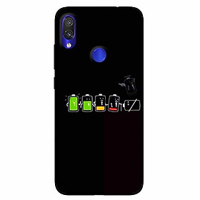 Ốp lưng in cho Xiaomi Redmi Note 7 Cạn Pin
