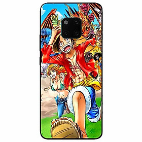 Ốp lưng dành cho Huawei Mate 20 Pro mẫu Mũ Rơm Áo Đỏ