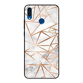 Ốp Lưng in cho Huawei Y9 2019 Mẫu NỀN ĐÁ HOA 10 - Hàng Chính Hãng