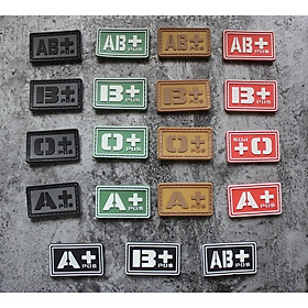 Patch_miếng dán nhóm máu PVC chiến thuật