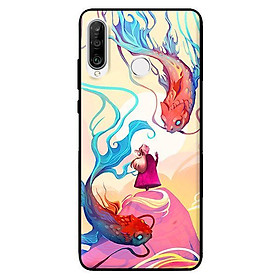 Ốp in cho Huawei P30 Lite Cặp Cá Chép - Hàng chính hãng